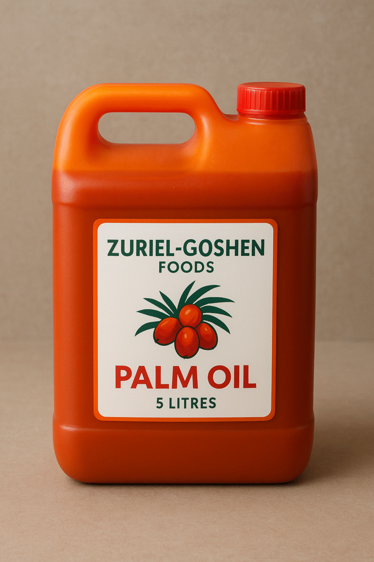 palm oil in zuriel goshen container